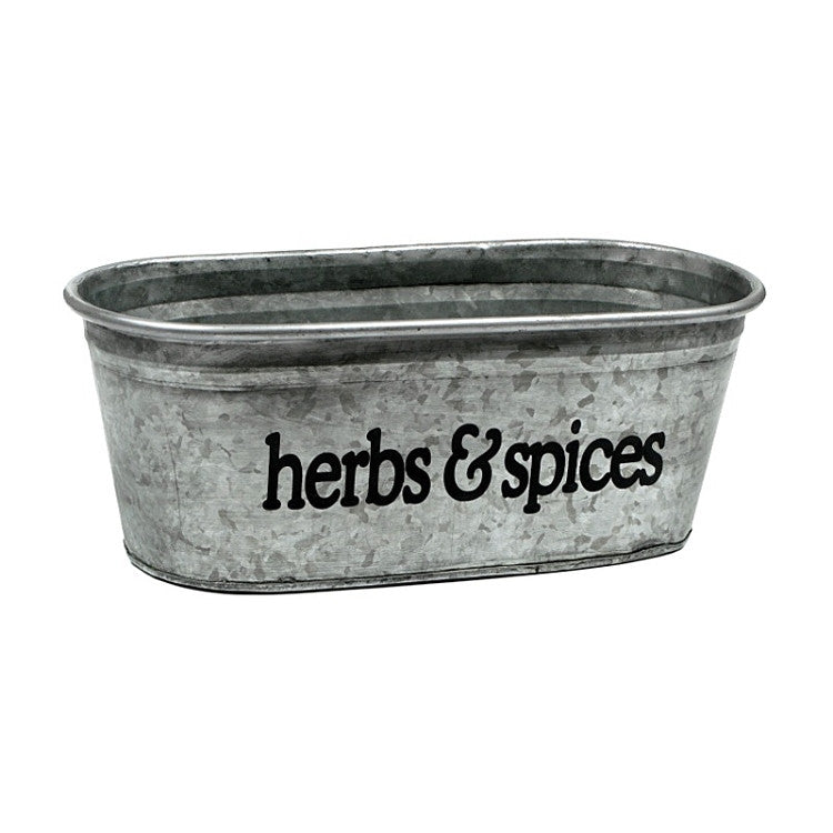 A Southern Bucket Soak Storage Bucket, Galvanized Metal, Powder