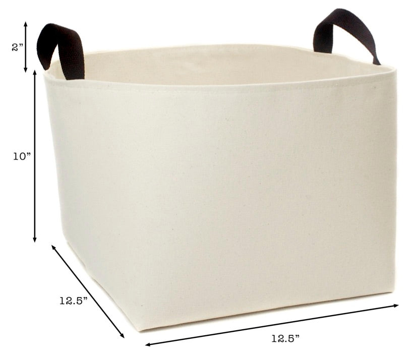 Canvas on sale storage basket