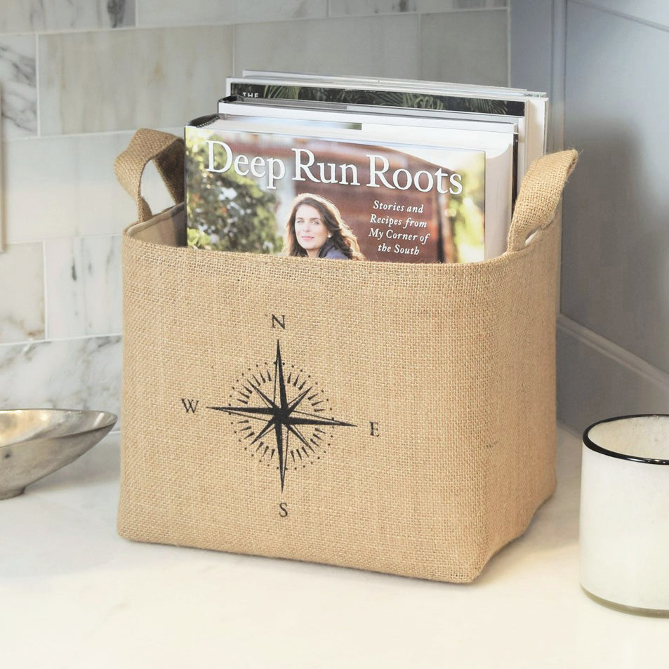 Nautical Compass Basket